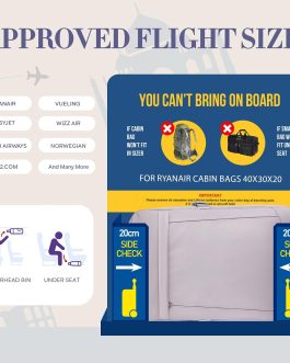 Yankony for Ryanair Cabin Bags 40x30x20, Underseat Travel Backpack Cabin Size Carry on Hand Luggage Bag for Airplanes, Multiple Pockets Comfort Rucksack for Men and Women